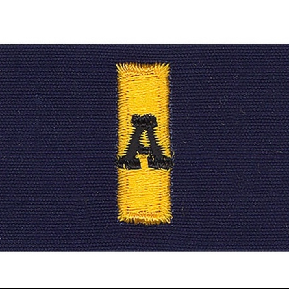 Vanguard CG Aux Collar Device Ripstop Single Gold Bar & Black "A”